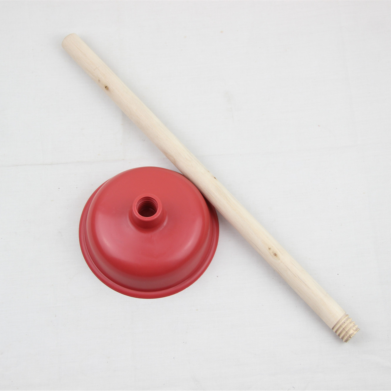 Venta al por mayor mango de madera de succión de inodoro tubería doméstica draga de alcantarillado de succión de cuero de tocador palillos de cuero extractor absorbente