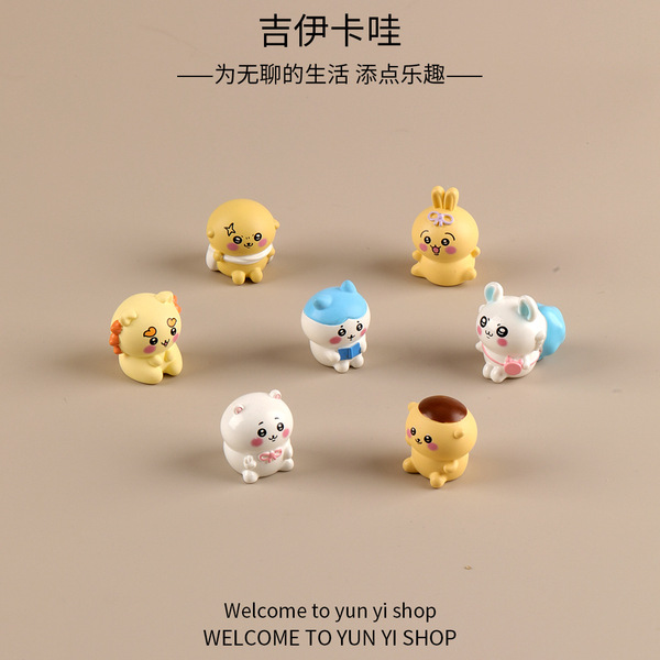 Creative cartoon resin decor