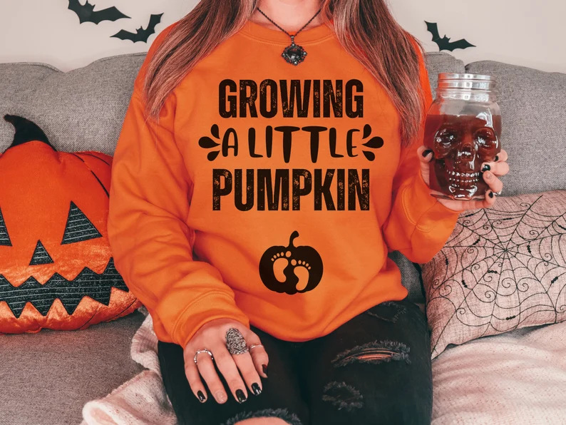 外贸独立站亚马逊跨境电商PUMPKIN万圣节印花欧美版型大码卫衣