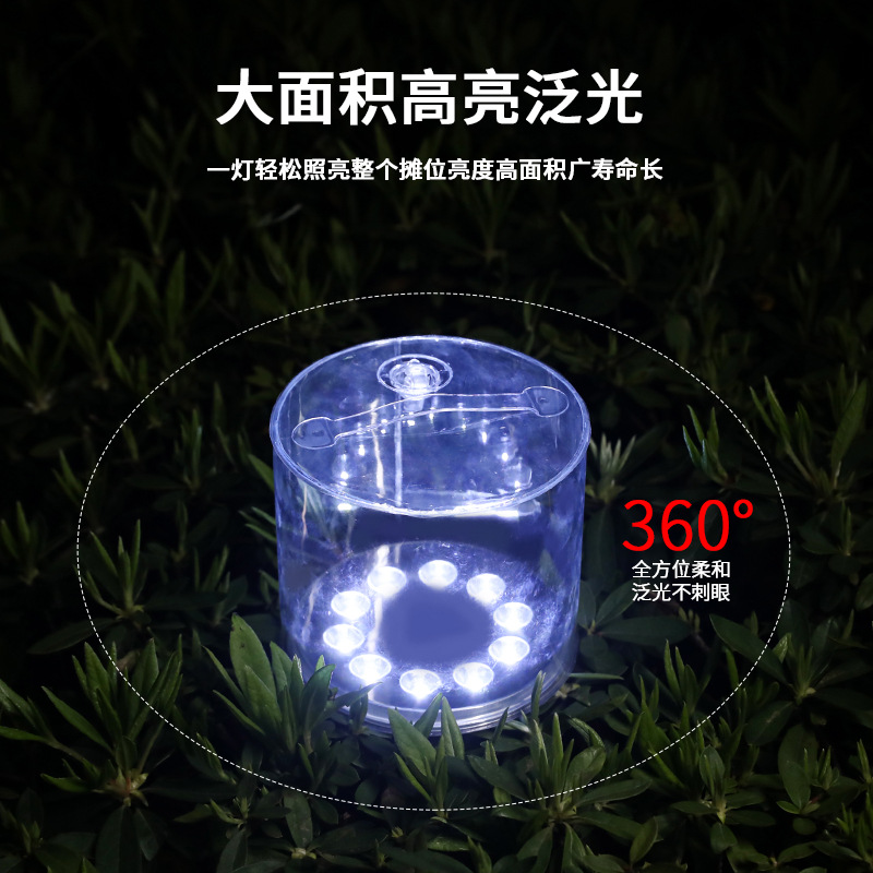 Multifuncional solar bombilla inflable corte de energía de emergencia puesto en el mercado nocturno Super larga resistencia LED Super brillante impermeable al aire libre