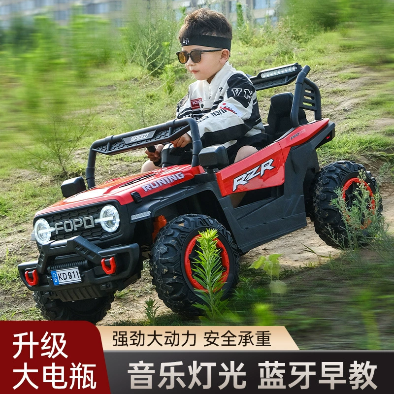 Детский электромобиль-внедорожник 4WD двухместный 6–12 лет