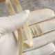 8mm Non-ironing Oblique Cutting Edge Strip with Embroidered Wo Cheongsam Bedding Curtain Glitter Pressure Lining Cloth Strip Solid Color