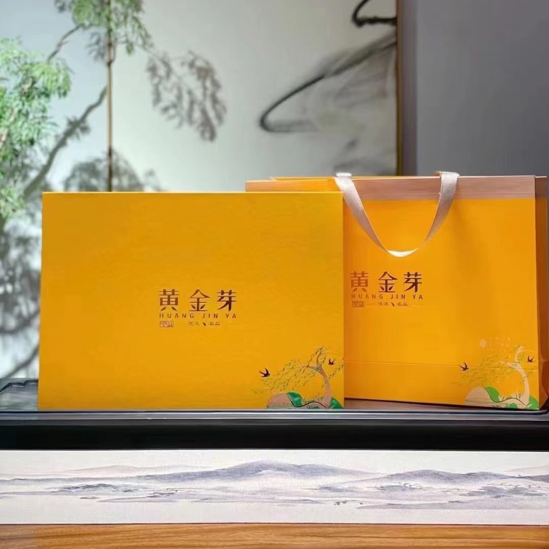 浙江绿茶黄金芽特级明前新茶高山绿茶散茶精品茶礼盒装送礼