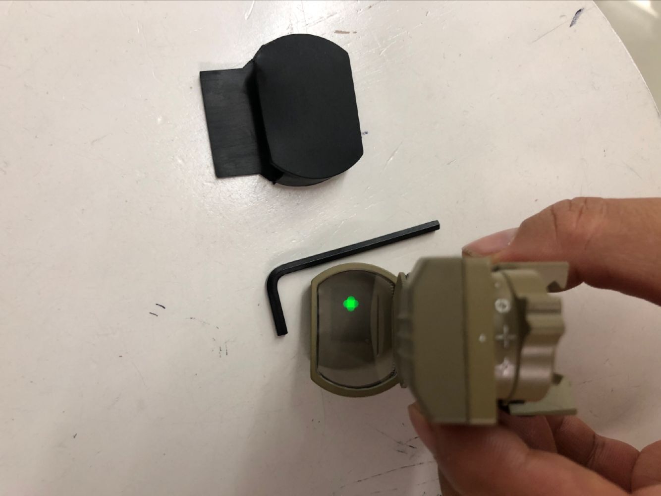 Transfronterizo BUSNELL 3 - 9 * 40EG luz roja y verde ajustable manualmente auto-bloqueo infrarrojo metal verde instrumento óptico de mira láser