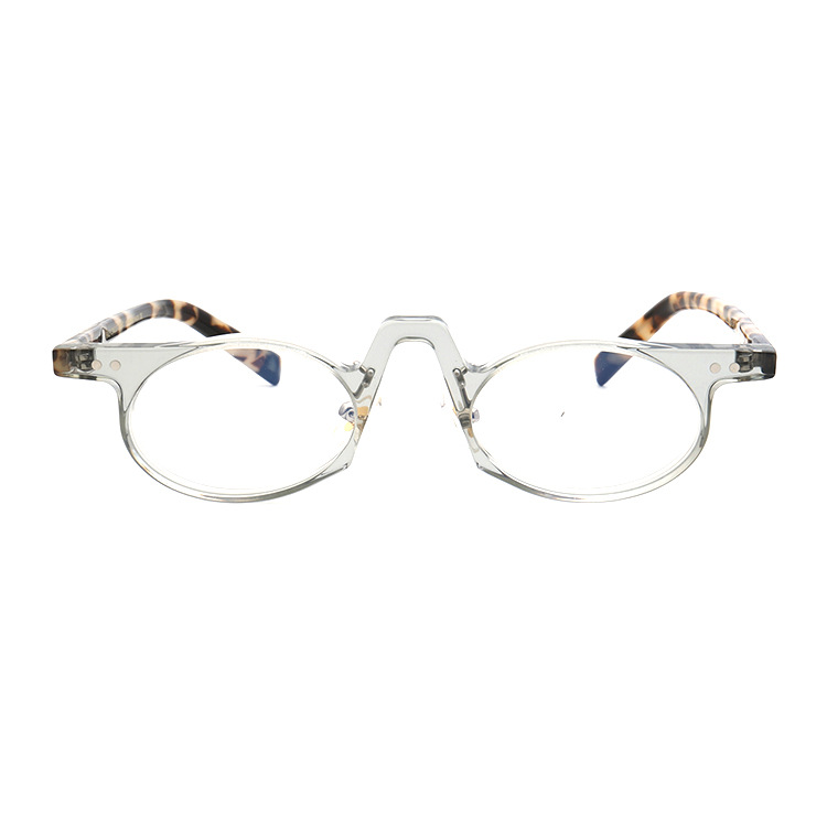 Factory in stock wholesale acetate retro personality weird plate glasses with myopia anti blue light glasses frame
