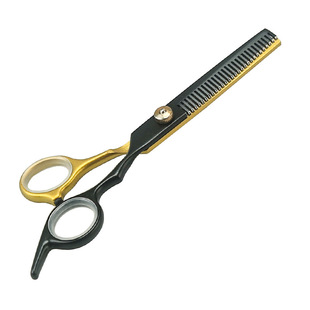 Haircut Scissors Cross Border Black Professional Black Gold Black Red suit Tooth Clips Flat Cut Hair Cutting Tools Hairdressing Scissors