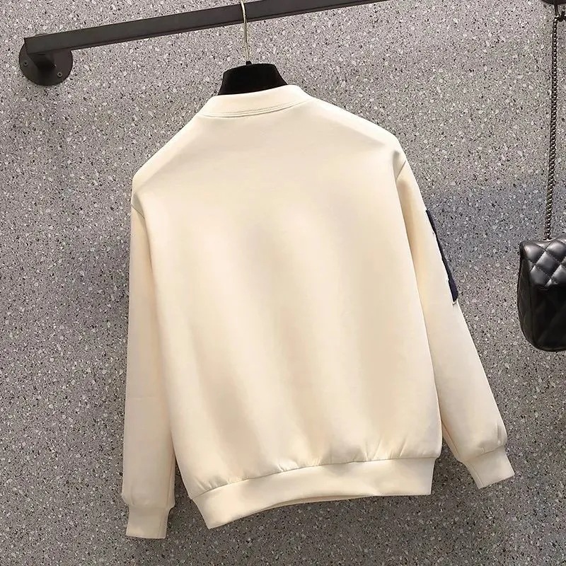 Women's Clothing Plush and thickened casual sports fashion suit autumn and winter new style net red sweater brown bear suit two piece suit_voghion.com