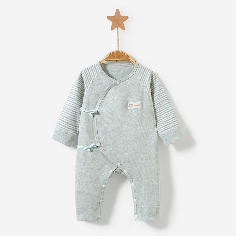 Mono de bebé para otoño e invierno, recién nacido, de algodón puro, estilo monje, ropa de dormir unisex, pelele de invierno, traje para gatear, ropa de bebé