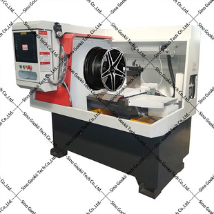CE Diamond Cut Alloy Wheel Lathe CNC Machine ݆ݞ���z�C
