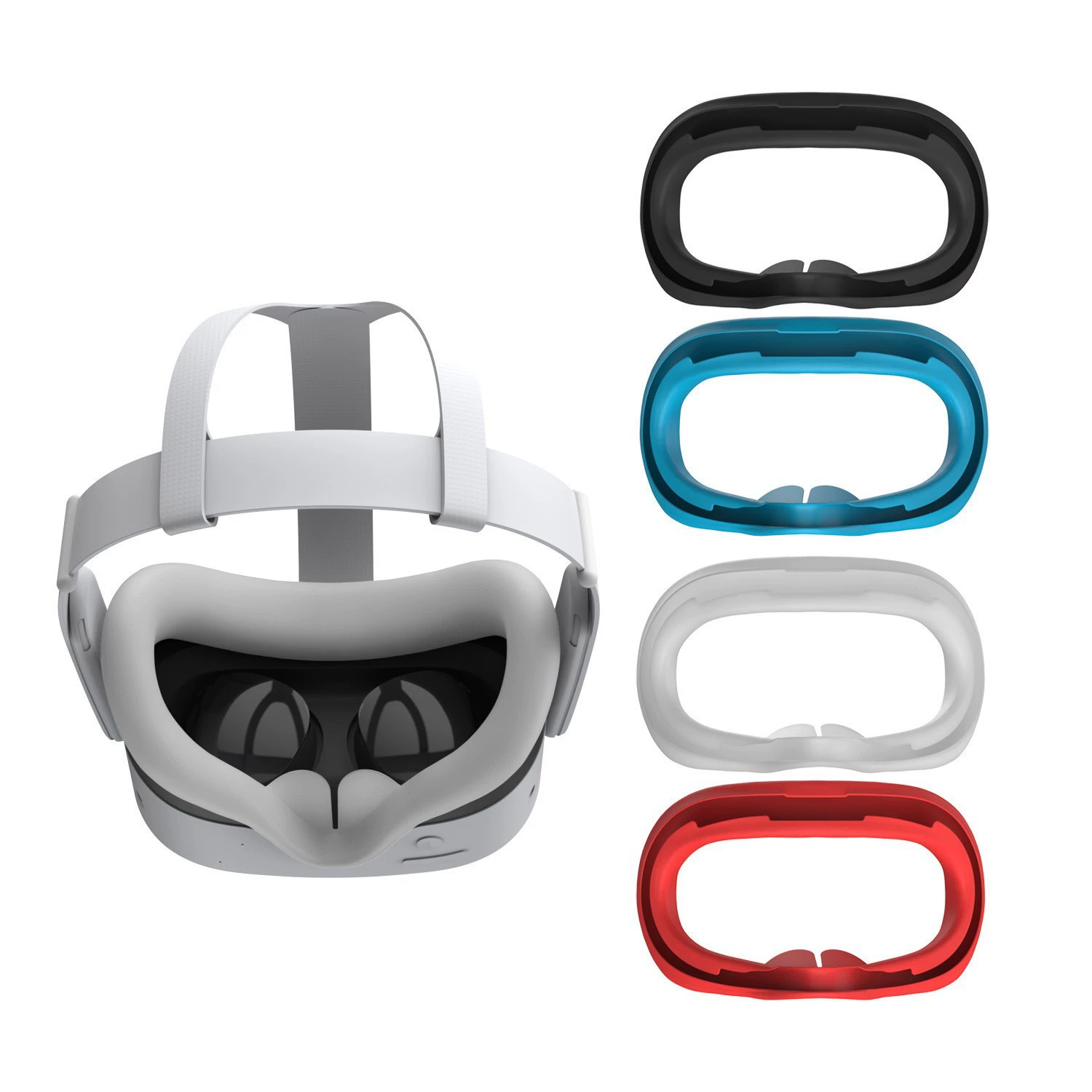 VR-очки Meta Quest 3S маска силиконовый чехол рукав Quest 3S шлем всё-в-одном силиконовый клей стекло защита