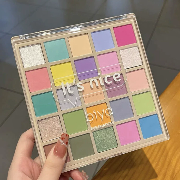 Three dimensional eyeshadow palette, nail sequins, eye shadow, 25 colors, wholesale