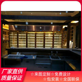 酒吧KTV 家用恒温恒湿雪茄房 雪茄展示柜储藏柜 设计效果图片
