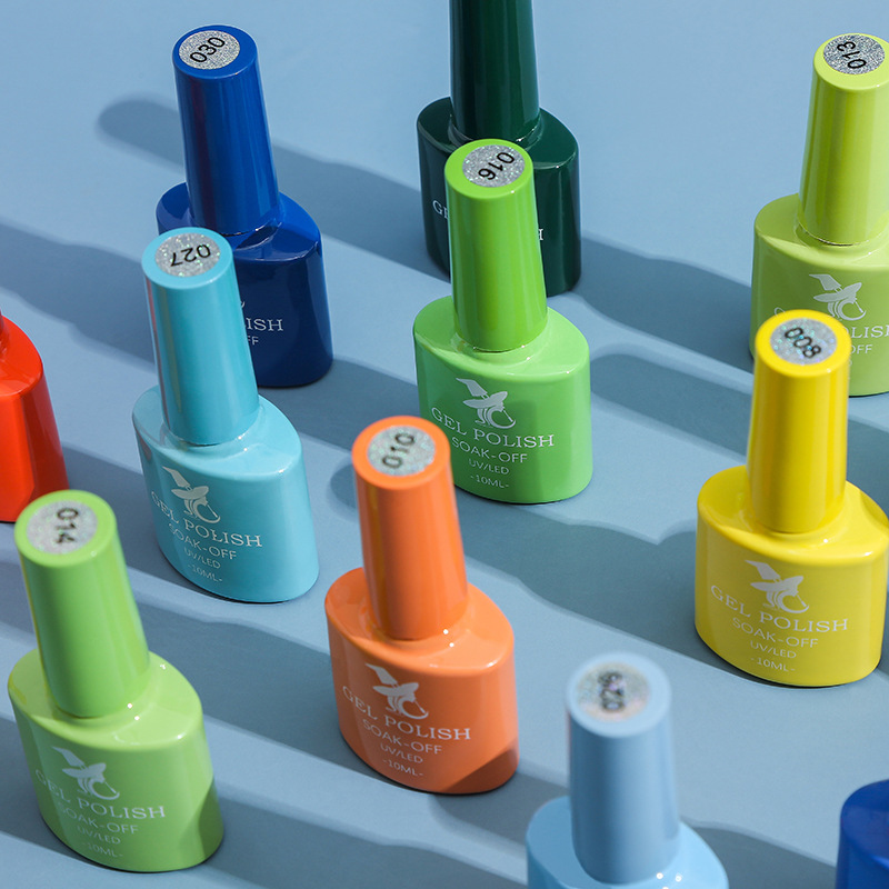 48 colores una botella un pegamento de uñas de color al por mayor 6 botellas de esmalte de uñas traje de pegamento fototerapia pegamento de uñas al por mayor
