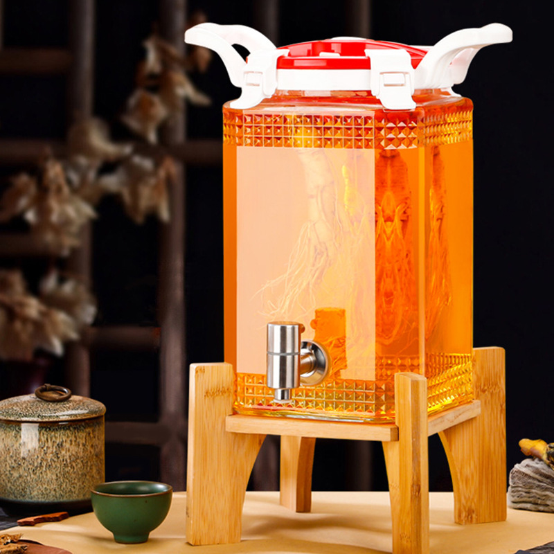 厂家供应玻璃罐家用自酿药酒坛子加厚酒坛酒罐酒瓶酒桶