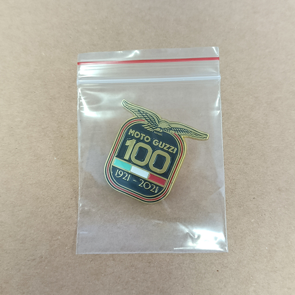 Moto Guzzi Brooch 100Th Anniversary Enamel Pin Eagle Badge Motorcycle Enthusiast Gift Accessories