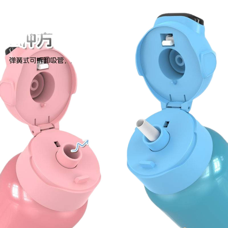 指纹解锁儿童保温杯水杯杯身智能学生不锈钢SUS316吸管水壶杯身|undefined