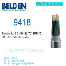 Belden 9418 Electronic, 4 C #18 Str TC,PVC Jkt, 늾|