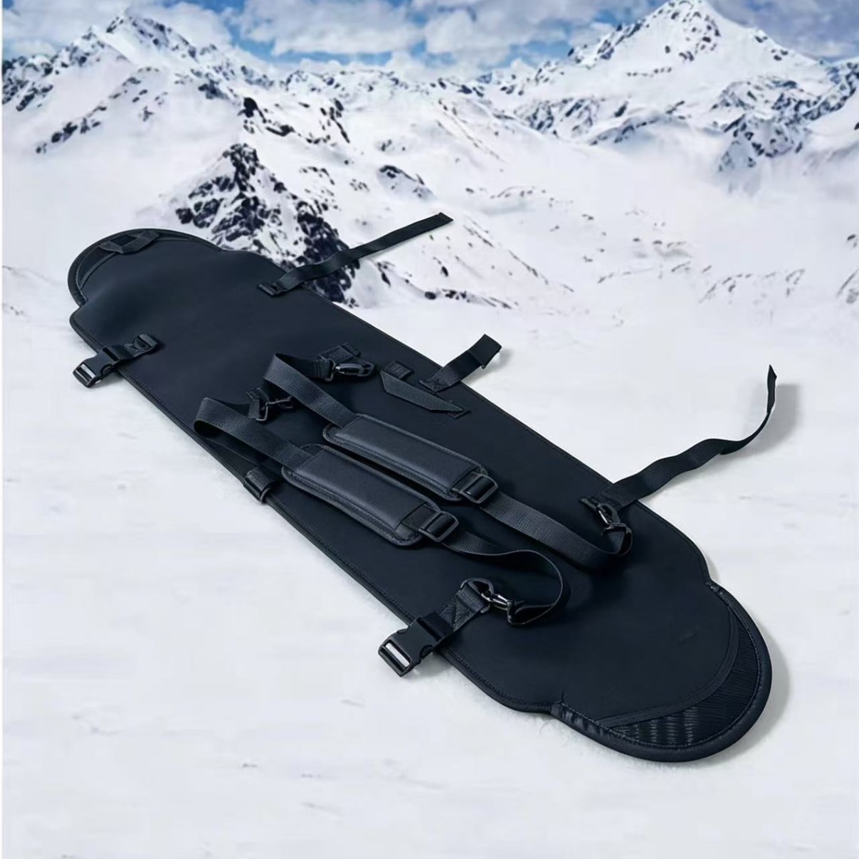 Cross-border detachable strap snowboard cover, high-elasticity snowboard protective case