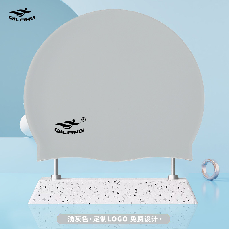 Gorro de Natación Universal de Silicona para Adulto 50g Elástico para Natación image 12