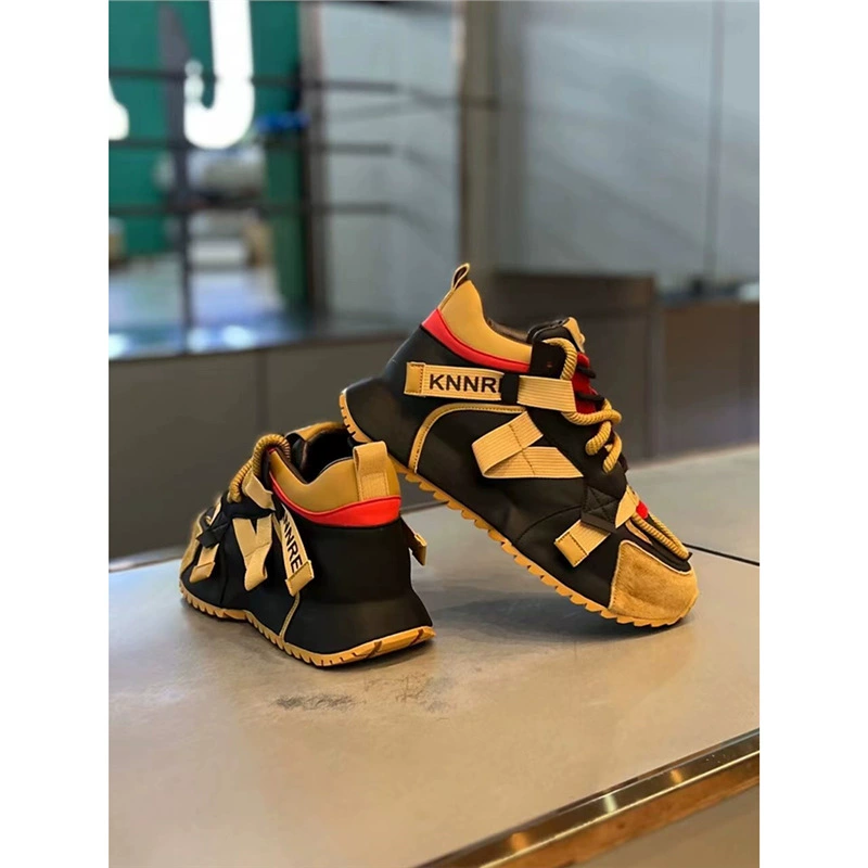 Мужские повседневные кроссовки на толстой подошве в стиле «папиных» кроссовок, новинка весны 2024, удобные и стильные.