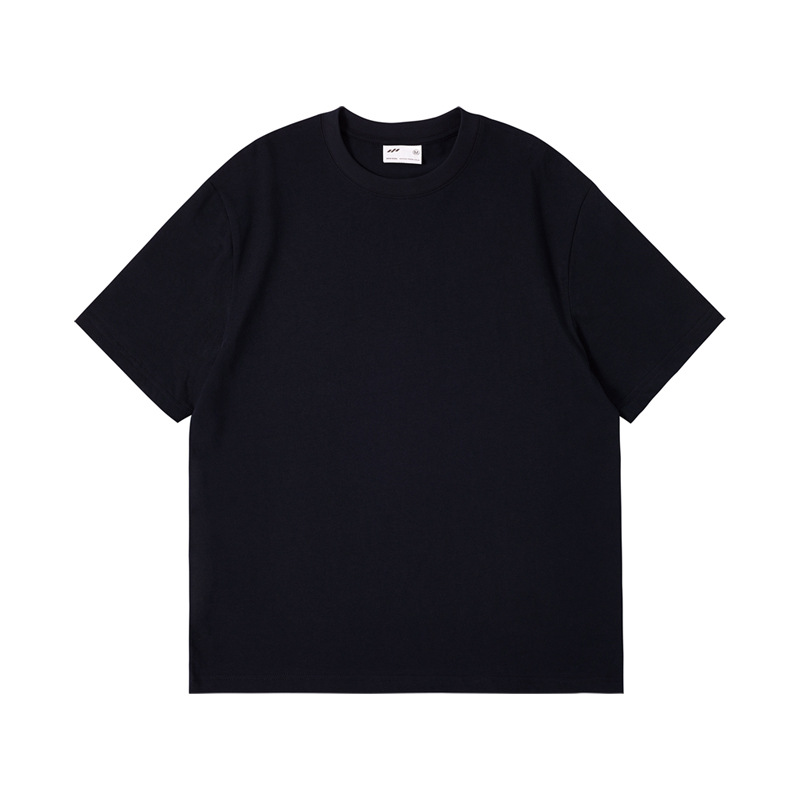 240g de algodón pesado 40 de doble hilo blanco camiseta de manga corta hombres y mujeres con el mismo estilo 2025 nueva pareja camiseta de todo fósforo