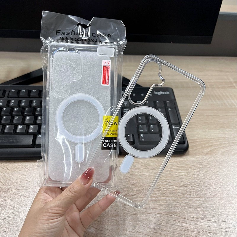 Прозрачный жёсткий магнитный чехол из акрила для Huawei Mate 70 Pro P80 Ultra Mate 60