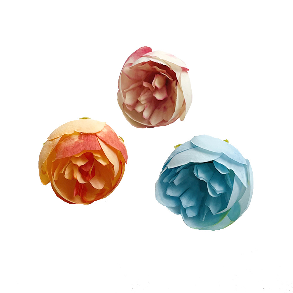 Simulación de brotes de loto de rosa retro europea boda flores de pecho de muñeca flores didiy accesorios de flores ornamentos de fotografía