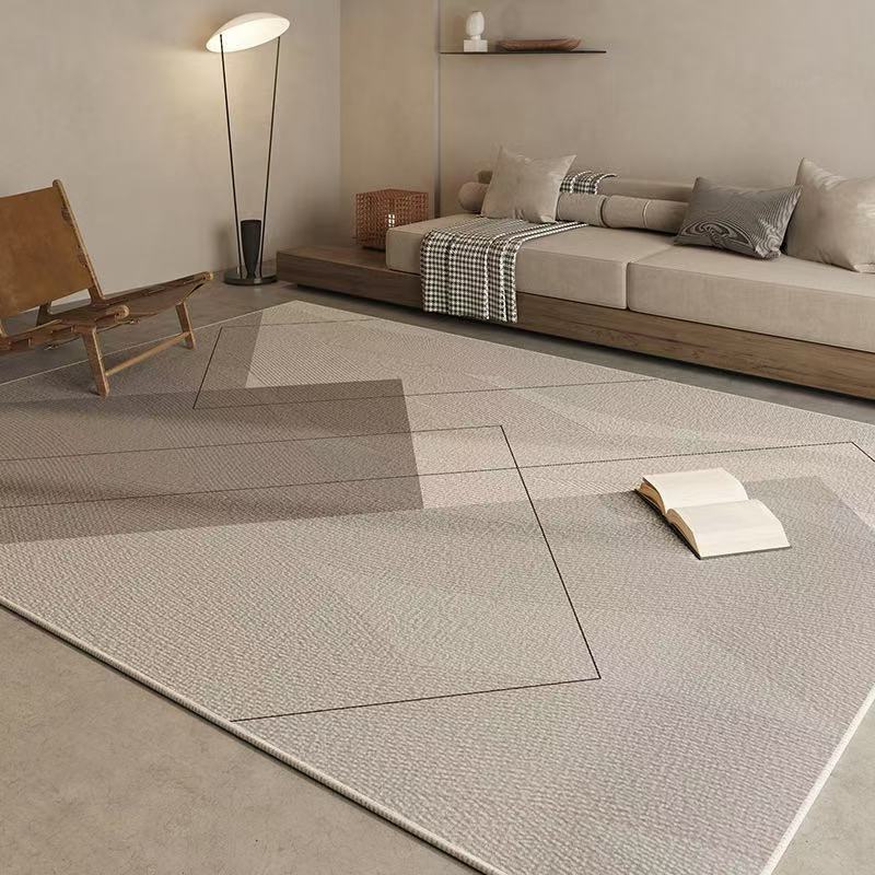 Madera de estilo japonés crema de viento sala de estar mesa de té alfombra de lana de cristal dormitorio estudio alfombra doméstica de lujo de alto nivel