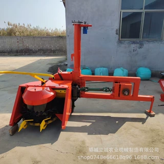 小拖拉机加装圆盘割台青储机青黄牧草收割机农作物秸秆侧挂青储机