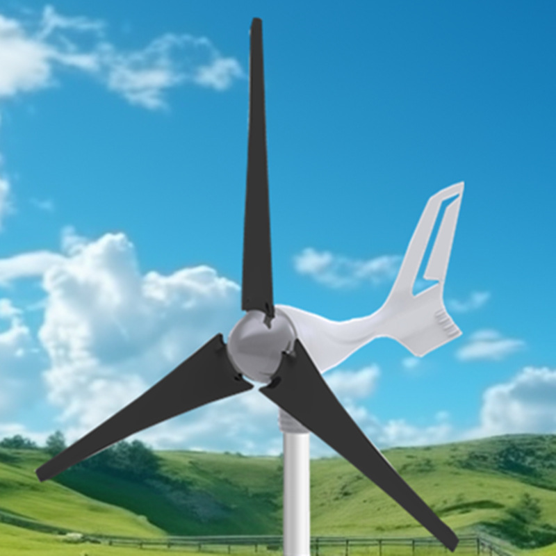 风光互补300W小型风力发电机 路灯监控工程用供电小风机 尚能直供