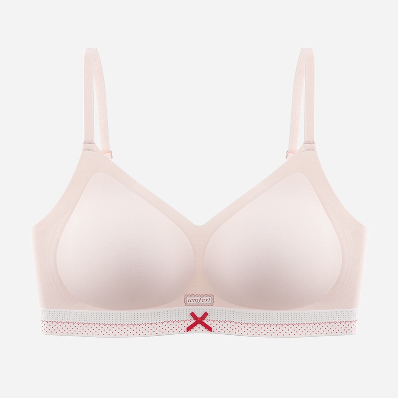 Miu Series Color-Blocking Sweet Ballet Girl Bra, Breathable Wireless Underwear for Girls Aged 15 and Above Miu Series Color-Blocking Sweet Ballet Girl Bra, Breathable Wireless Underwear for Girls Aged 15 and Above