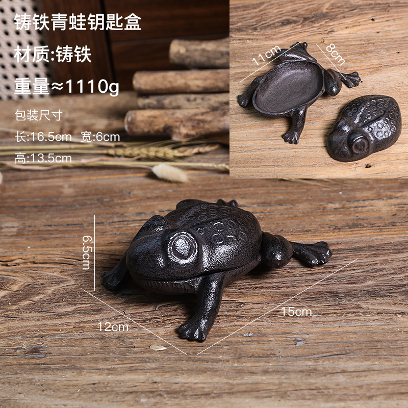 주철 개구리 열쇠 상자 5842