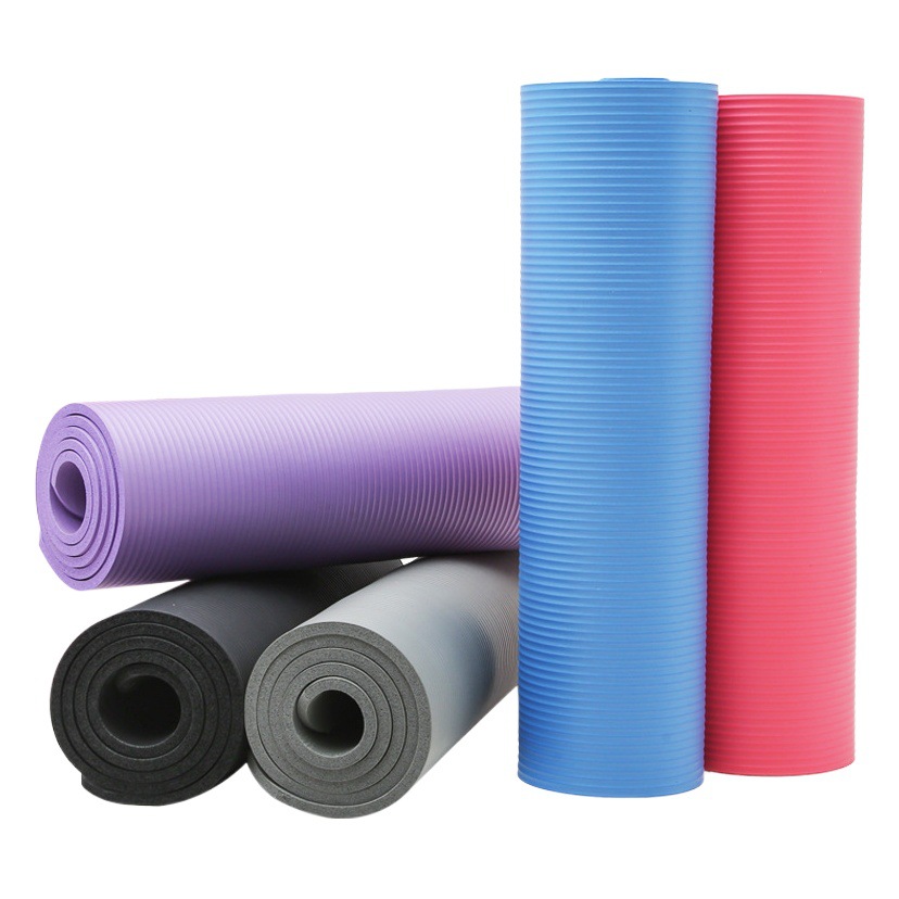 Estera de yoga Mute absorción de choque antideslizante alfombra de baile deportes en casa fitness saltar cuerda estera engrosada ensanchada yoga aeróbicos mat