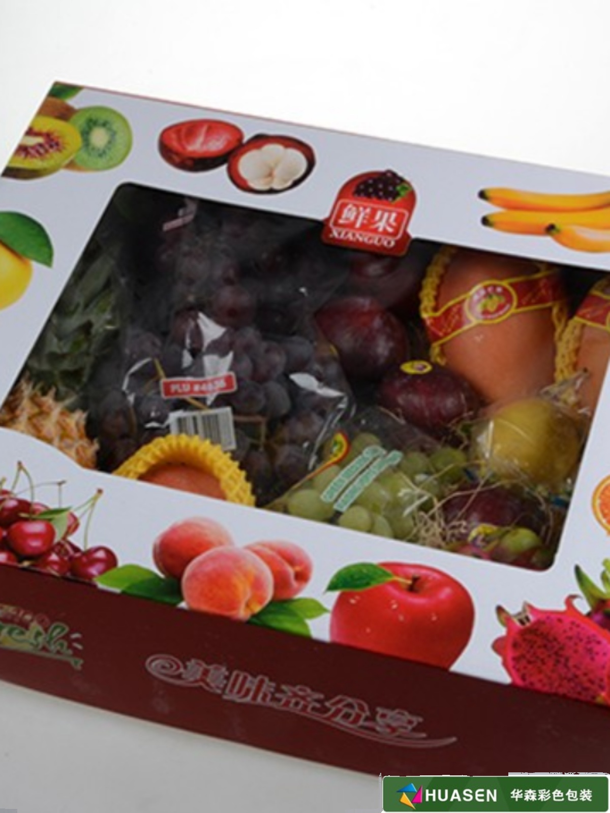 Ventana general pequeña caja de embalaje mediana grande caja de cartón caja de regalo de frutas al por mayor caja de embalaje fábrica de venta directa spot