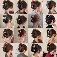 2025 新韓国スタイルヘアピンファッションハイエンドサメヘアピン女の子ヘアピンヘアアクセサリー女性
