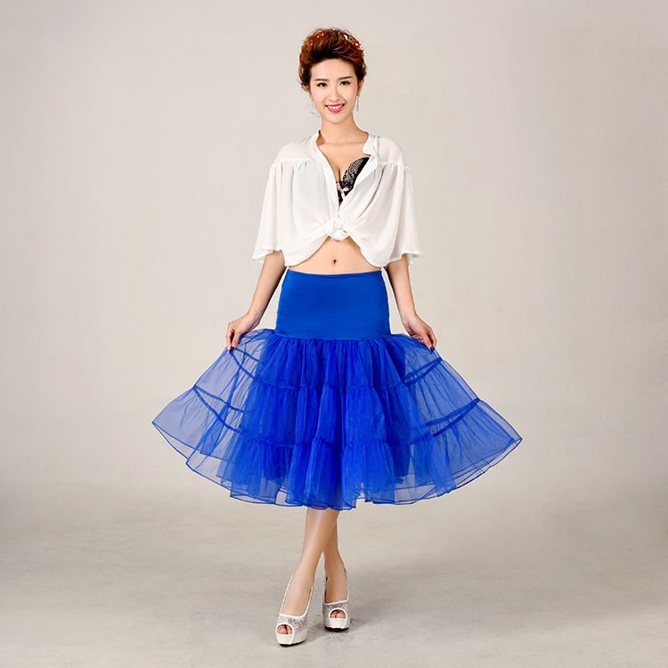 Cross-Border Sales of Retro Boneless Wedding Mesh Panniers Aliexpress Violent Colorfulful Petticoats Danyu Tutu Skirt