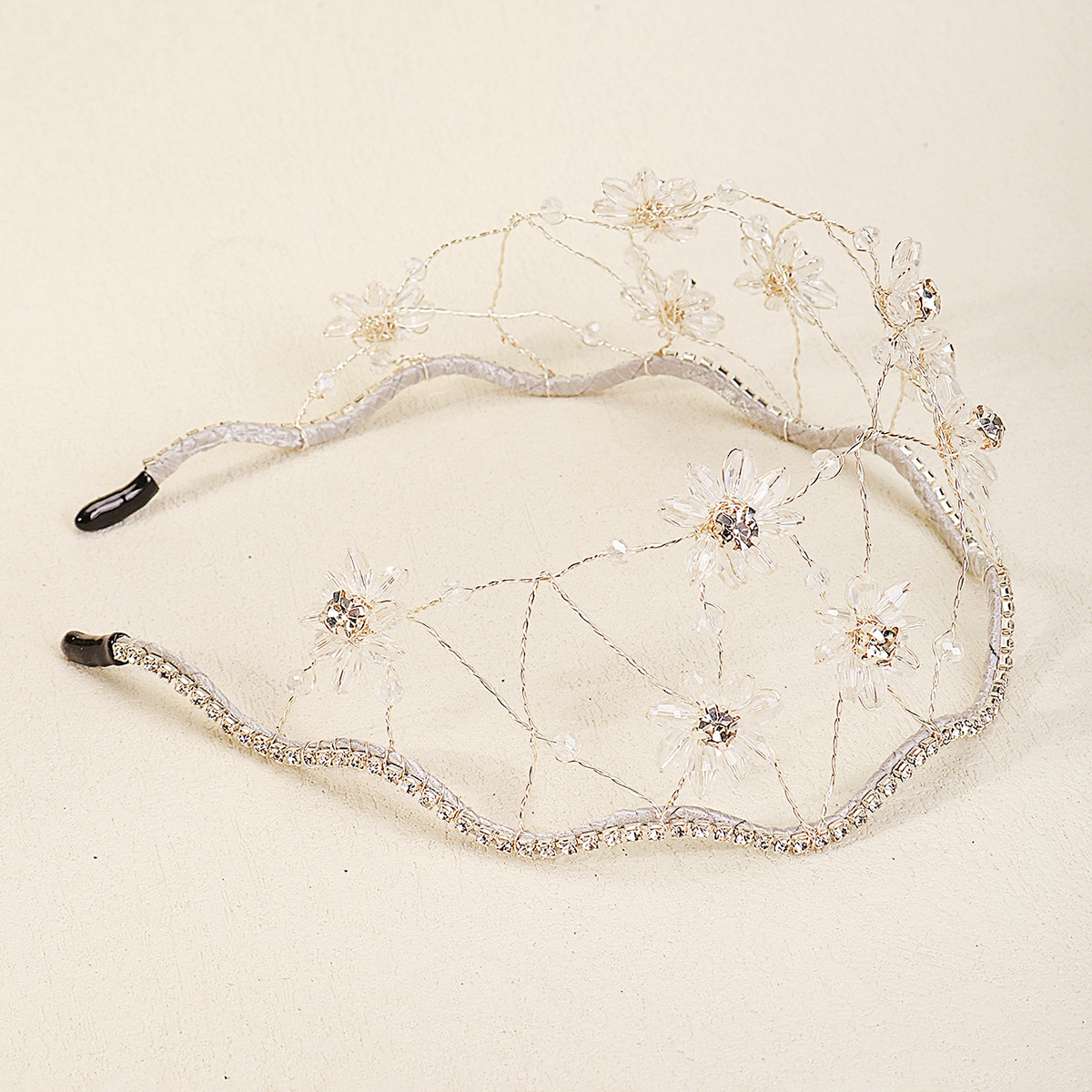 Women's Elegant Flower Artificial Crystal Rhinestones Hair Band display picture 20