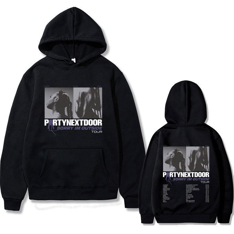 Rapper Partynextdoor Double Sided Print Hoodie Male Vintage