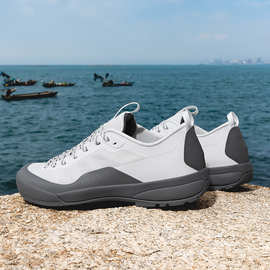 男鞋透气款超薄户外徒步登山男女同款鸟鞋lt轻便防滑运动休闲潮鞋