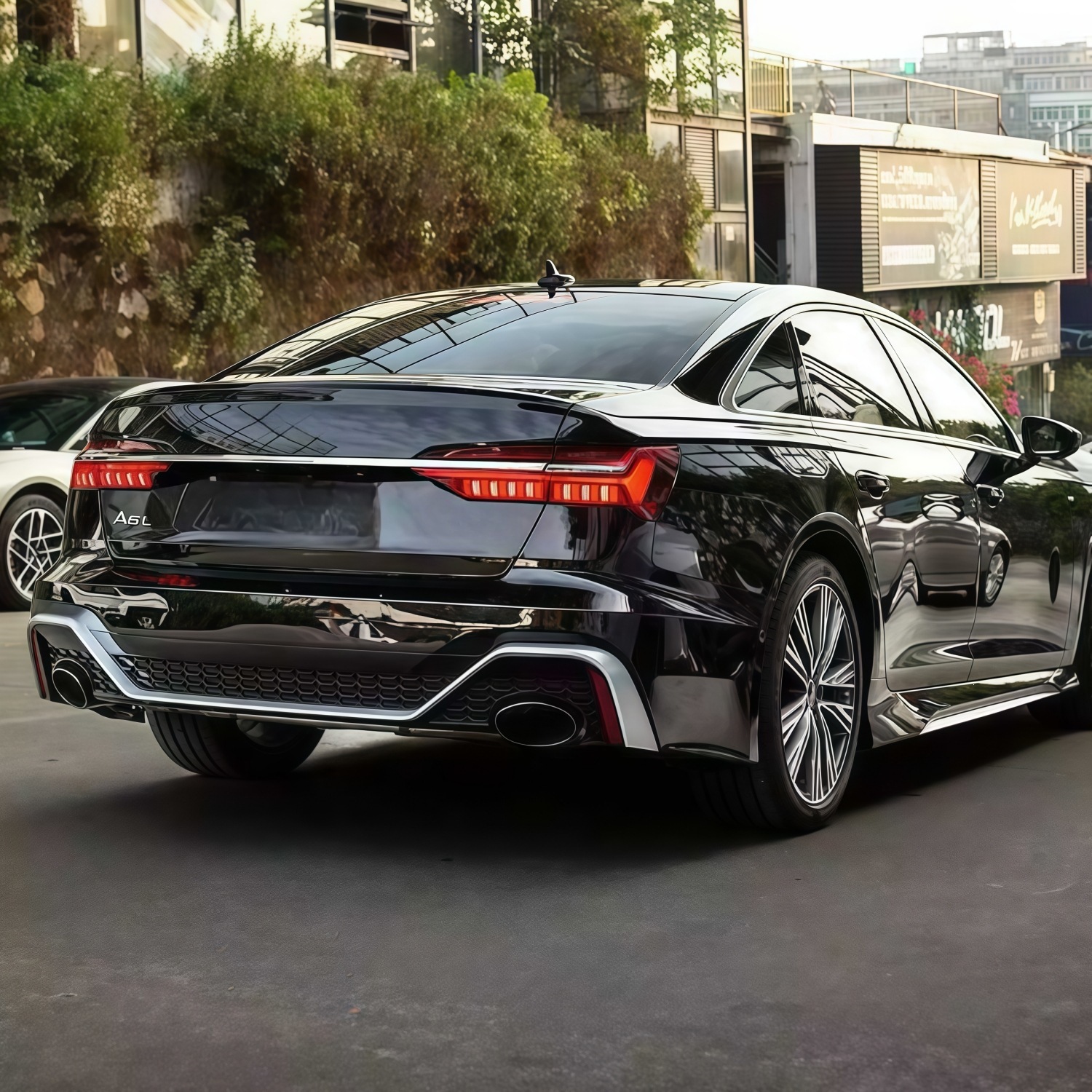 19-26 body kit for Audi A6, modified to resemble the RS6 rear bumper, directly supplied by the manufacturer