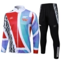 A844 #   2425 long pull arsenal red white green inkjet (white zipper) -arsenal