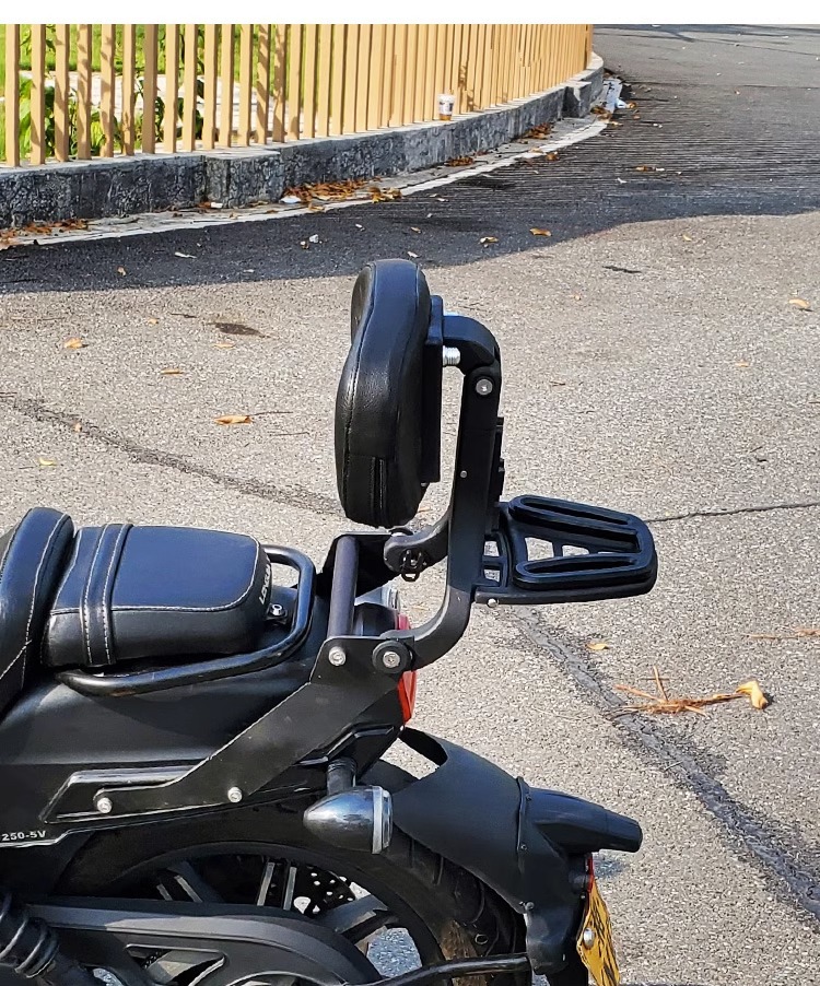 Muscle car Wolf suitable for Longjia V BA 250 multi-function folding backrest adjustable backrest modified tail shelf tail