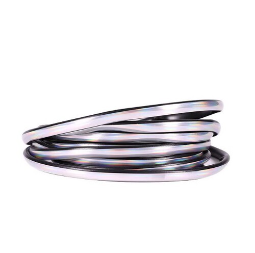 Car door side anti-collision strip, anti-scratch, anti-scuff electroplated shiny strip, plus installed body door opening protection door seal tape, universal