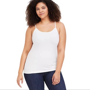 Cross-border plus size Camisole Anti-glare Integrated Modal Base Belt Chest Pad Sexy Breathable Girl Underwear