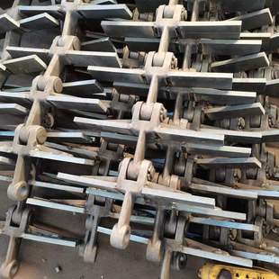 MS buried scraper chain mining conveyor buried cross scraper manganese steel forging MS buried scraper chain