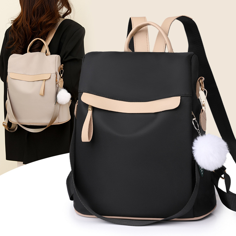 2024 nueva moda de alta calidad para señoras mochila antirrobo simple y versátil mochila multifuncional para viajeros ligeros de moda