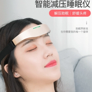 头部按摩器智能睡眠仪助眠仪催眠按摩仪 头部睡眠实用工具失眠仪