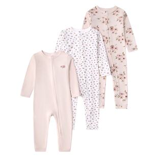 (Cross-border trading), autumn children's long-sleeve with zipper, pijama for new born, gift box, children's clothing