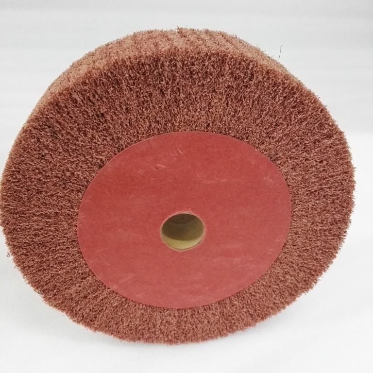 正宗欧料飞翼轮不织布纤维抛光轮不夹砂百洁布拉丝轮不锈钢抛光轮