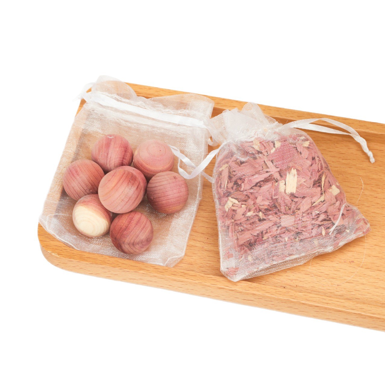 Fragancia de madera caliente colgante desodorante cedro rojo bola de madera madera natural aserrín zapatero armario a prueba de polillas, insectos y desodorante